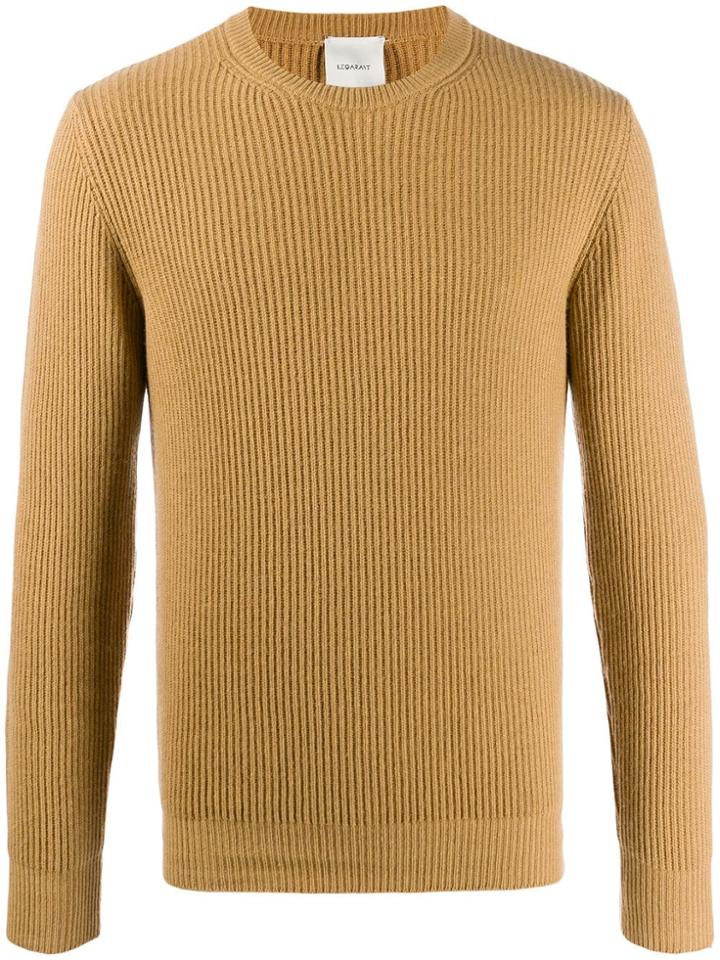 Leqarant Ribbed Knit Jumper - Neutrals