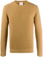 Leqarant Ribbed Knit Jumper - Neutrals