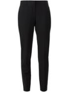 Theory Slim Tailored Trousers, Women's, Size: 4, Black, Polyester/polyurethane/spandex/elastane/virgin Wool