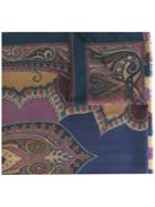 Etro 'chal Marino' Scarf, Women's, Pink/purple, Silk/cashmere