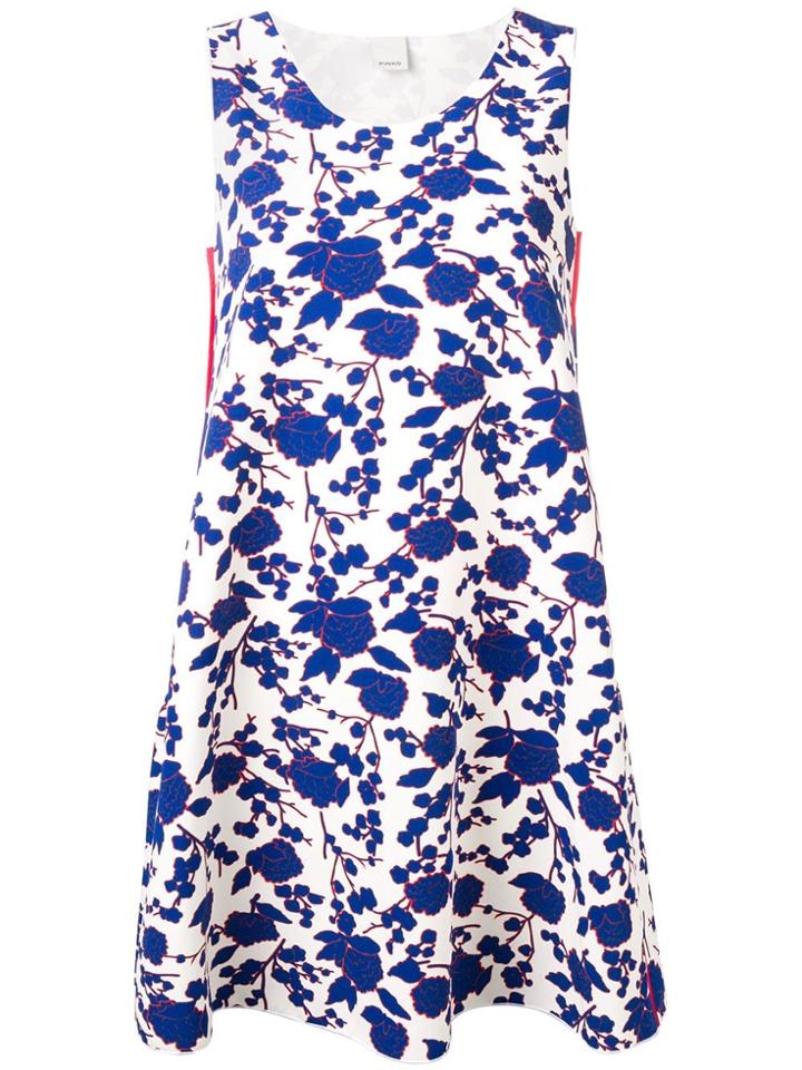 Pinko Floral Print Swing Dress - White