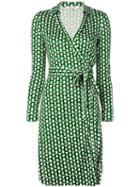 Diane Von Furstenberg Jeanne Wrap Dress - Green