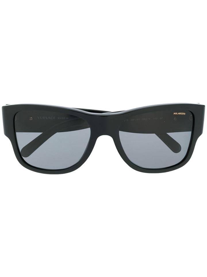 Versace Eyewear Oversized Sunglasses - Black