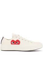 Comme Des Garçons X Play Chuck Taylor Low Top Sneakers - White