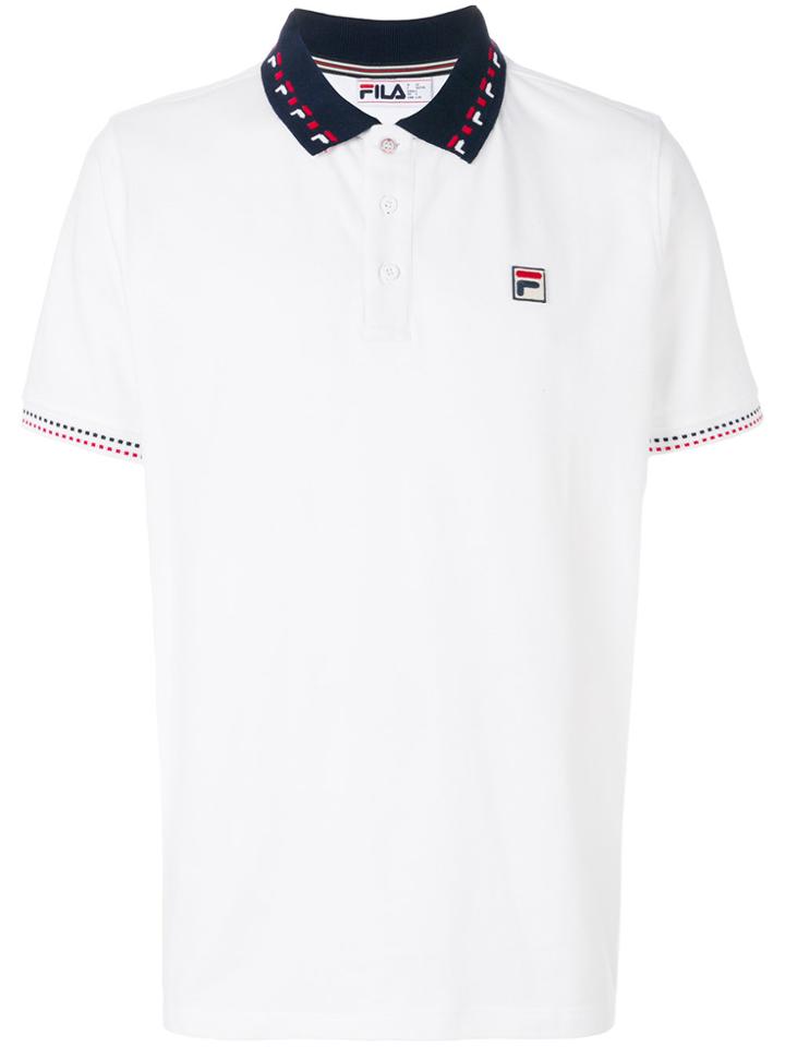 Fila Logo Polo Top - White