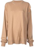 Maison Margiela Desconstructed Sweatshirt - Brown