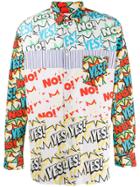 Comme Des Garçons Shirt Comic Book Print Shirt - White