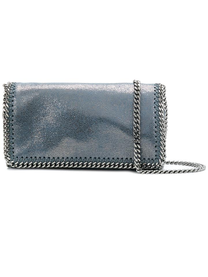 Stella Mccartney Foldover Falabella Crossbody Bag - Blue