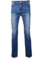 Guild Prime Logo Print Jeans, Men's, Size: 0, Blue, Cotton/polyurethane