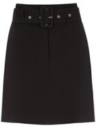 Nk Belted Skirt - Black