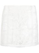Andrea Bogosian Lace Skirt - White