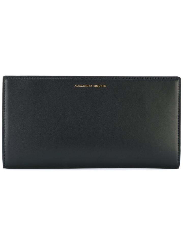 Alexander Mcqueen Logo Wallet - Black