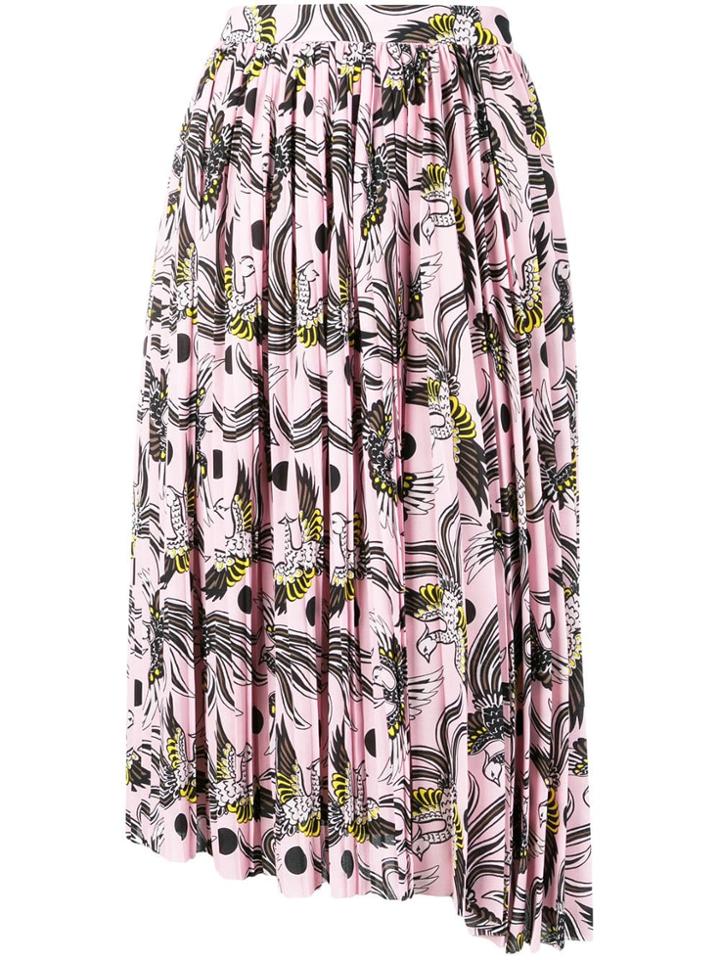 Kenzo Phoenix Print Skirt - Pink