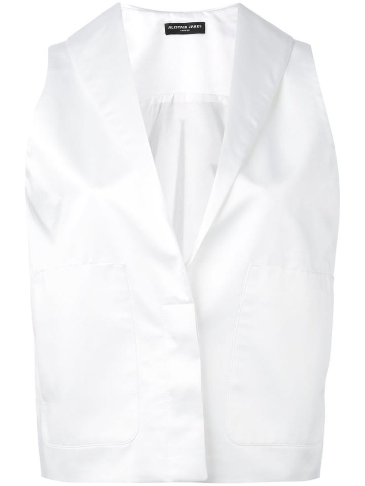 Alistair James - Conjouring Waistcoat - Women - Silk/polyester - 12, White, Silk/polyester