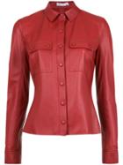 Nk Leather Jacket - Red