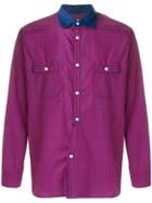 Junya Watanabe Man Contrast Collar Shirt - Red