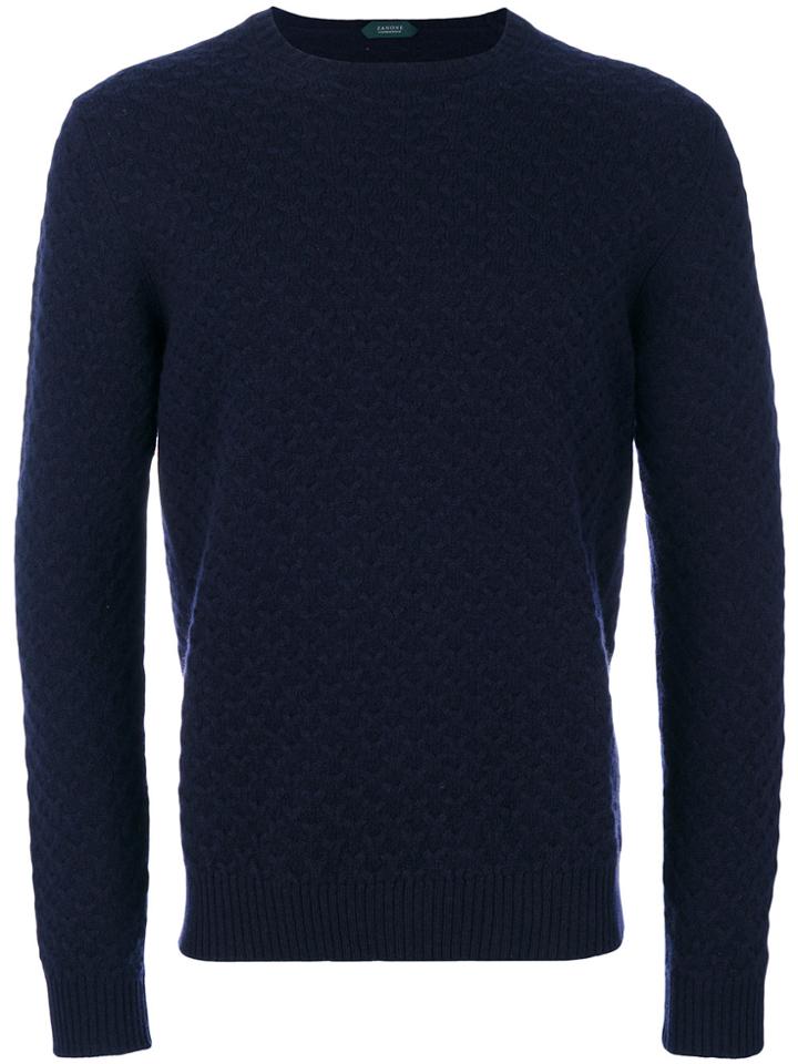 Zanone Knitted Top - Black