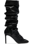 Nicholas Kirkwood D'arcy 85 Medium Leather Boots - Black