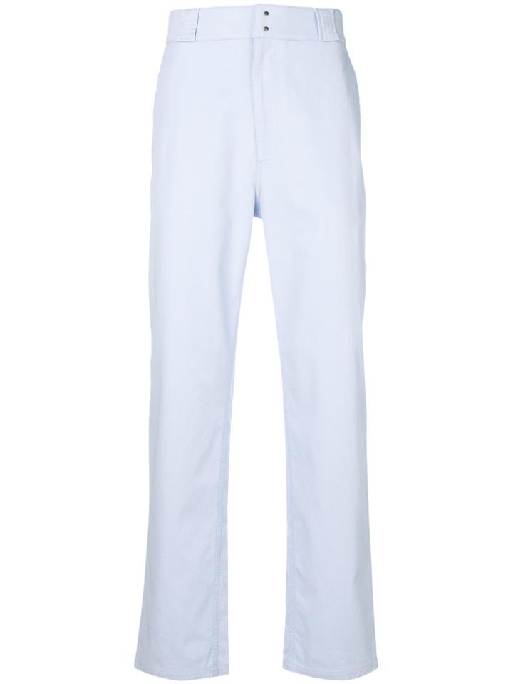 Salvatore Ferragamo Celest High-rise Trousers - Blue