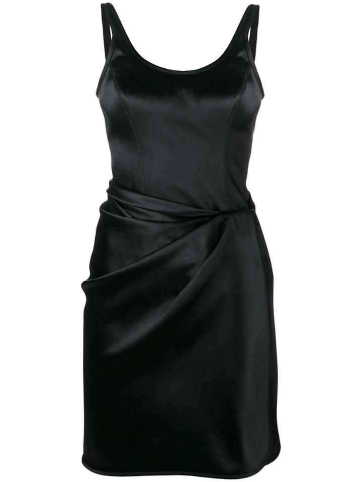 Alexander Wang Draped Mini Dress - Black