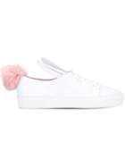 Minna Parikka Tail Sneakers, Women's, Size: 35, White, Rabbit Fur/rubber/leather