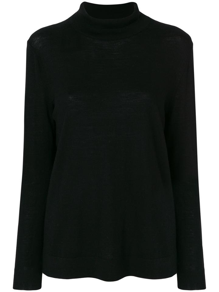 Pringle Of Scotland Classic Roll Neck Sweater - Black