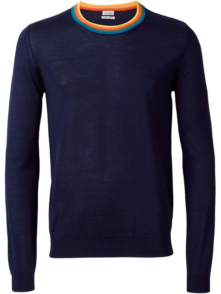 Paul Smith Rainbow Crew Neck Jumper