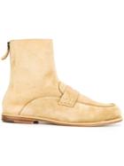 Loewe Loafer Ankle Boots - Nude & Neutrals