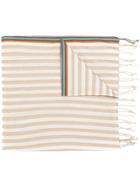 Paul Smith Mixed Stripe Scarf - Nude & Neutrals