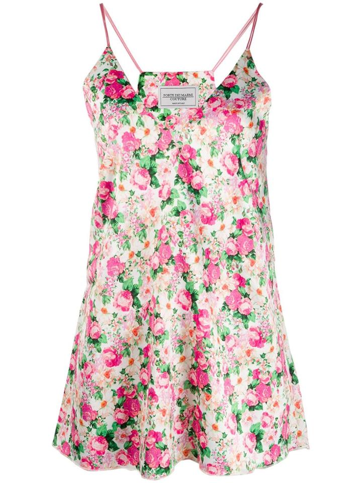 Forte Dei Marmi Couture Floral Print Top - Pink