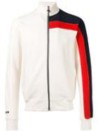 Msgm Colour Block Jersey Jacket, Men's, Size: Large, Nude/neutrals, Cotton