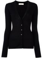 Ssheena V-neck Cardigan, Women's, Size: 40, Black, Virgin Wool