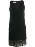 Philosophy Di Lorenzo Serafini Fringed Hem Dress - Black