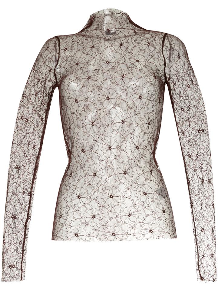 Hofmann Copenhagen Lace Detail Top - Red