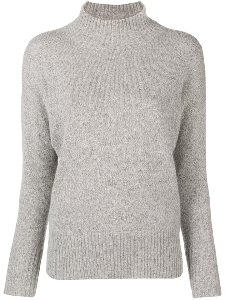 Peserico High Neck Sweater - Nude & Neutrals