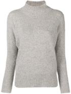 Peserico High Neck Sweater - Nude & Neutrals