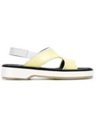 Adieu Paris Open Toe Sandals - Yellow & Orange