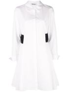 Partow A-line Shirt Dress - White