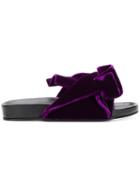Nº21 Oversized Bow Flat Sandals - Pink