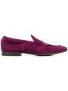 Henderson Baracco Classic Loafers - Pink & Purple