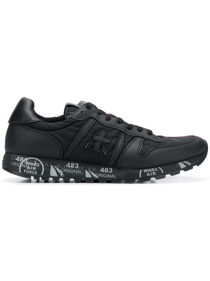 White Premiata Eric Sneakers - Black