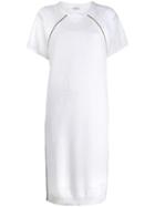 Brunello Cucinelli Knitted Midi Dress - White