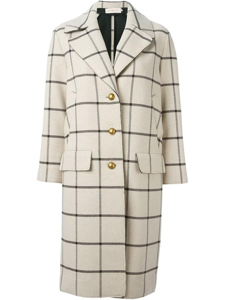 Tory Burch Checked Coat