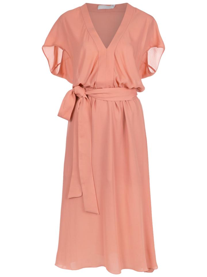 Giuliana Romanno Silk Dress - Pink & Purple