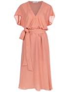 Giuliana Romanno Silk Dress - Pink & Purple