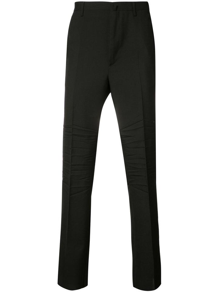 Lanvin - Tailored Trousers - Men - Cotton/polyester/wool - 50, Black, Cotton/polyester/wool