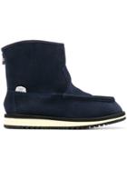 Suicoke Shearling Ankle Boots - Blue