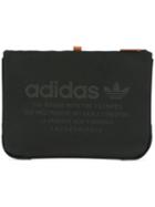 Adidas Originals Logo Print Clutch Bag, Women's, Black, Polyurethane