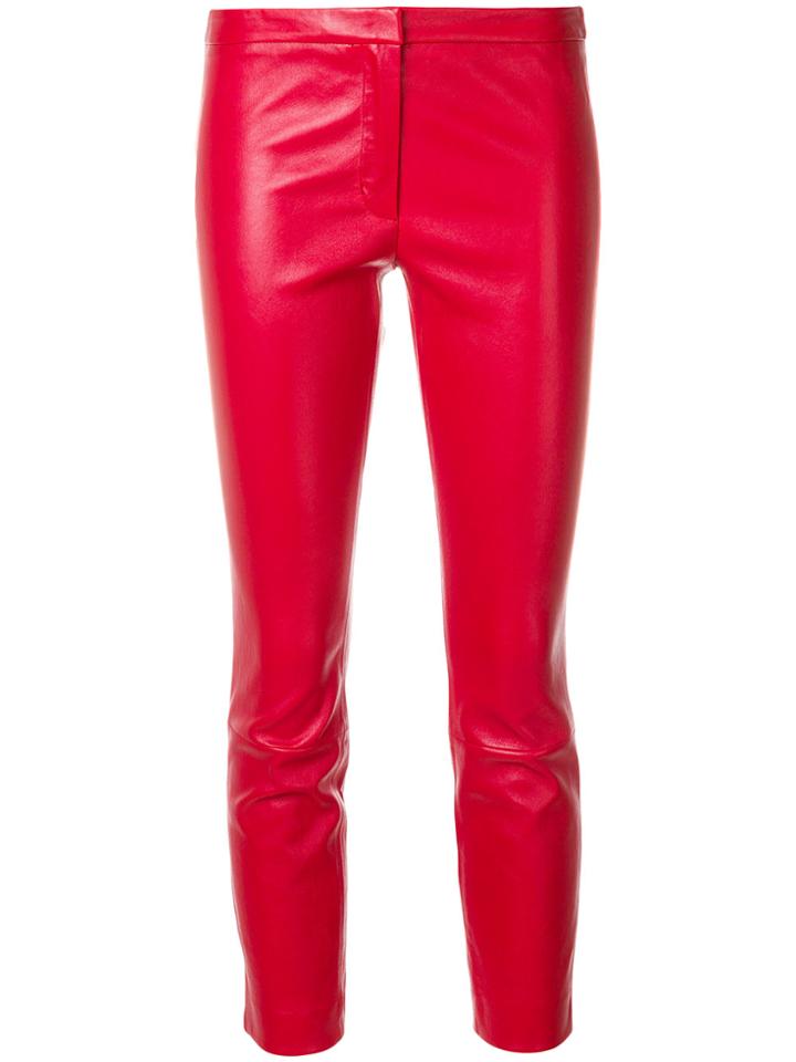 Theory Classic Skinny Trousers - Red