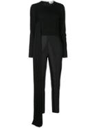 Gabriela Hearst Mesh Jumpsuit With Layer - Black